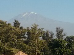 Mount Kilimanjaro seen from Moshi